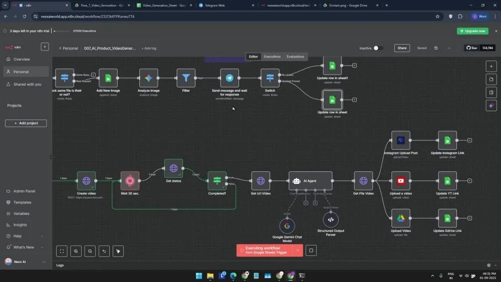 n8n AI Product Video Generator