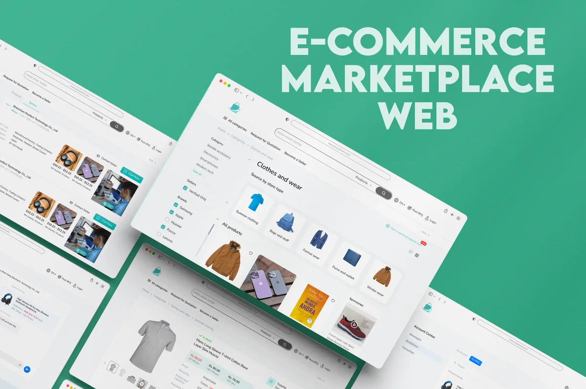 E-commerce marketplace app